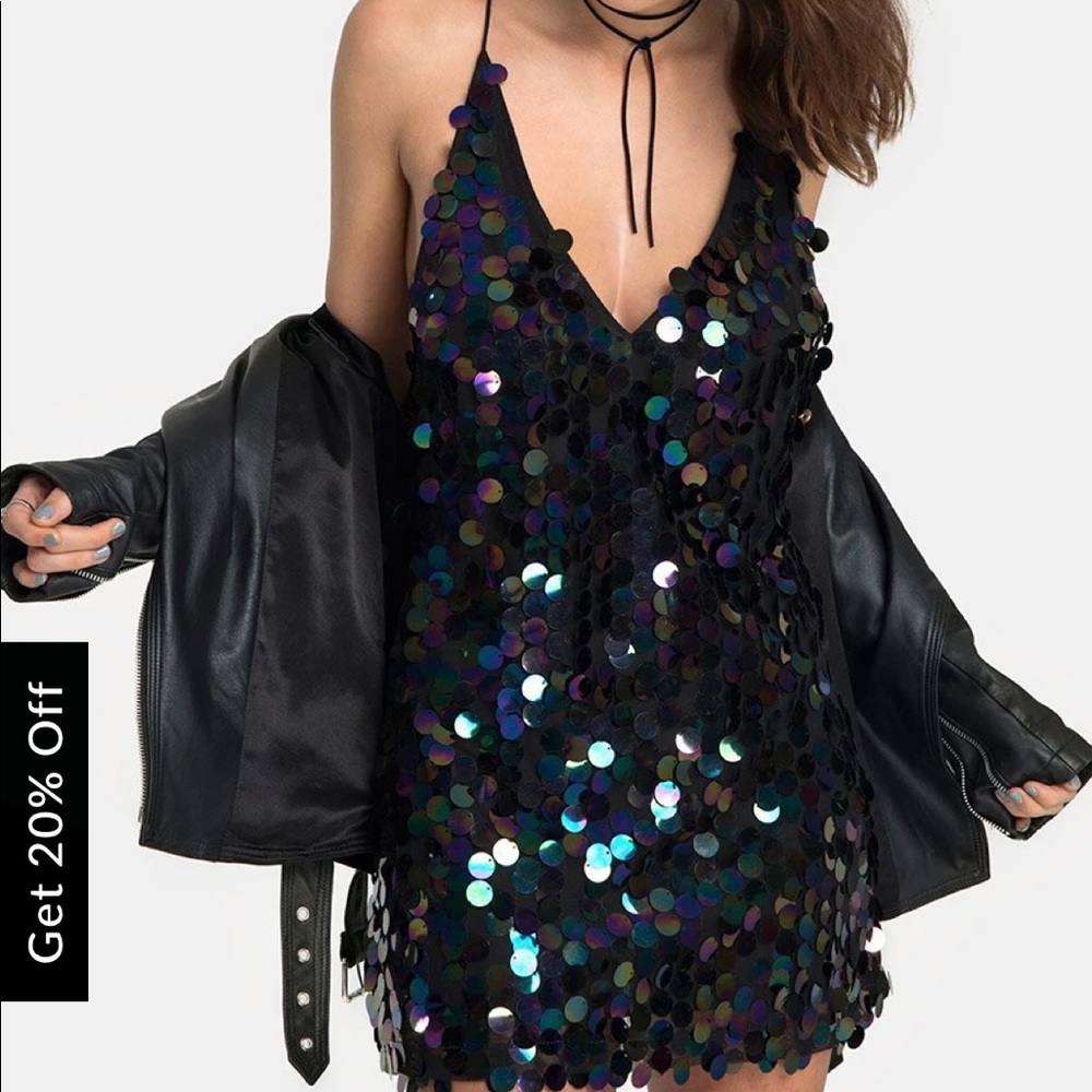 NWT FINN SLIP DRESS, motelrocks